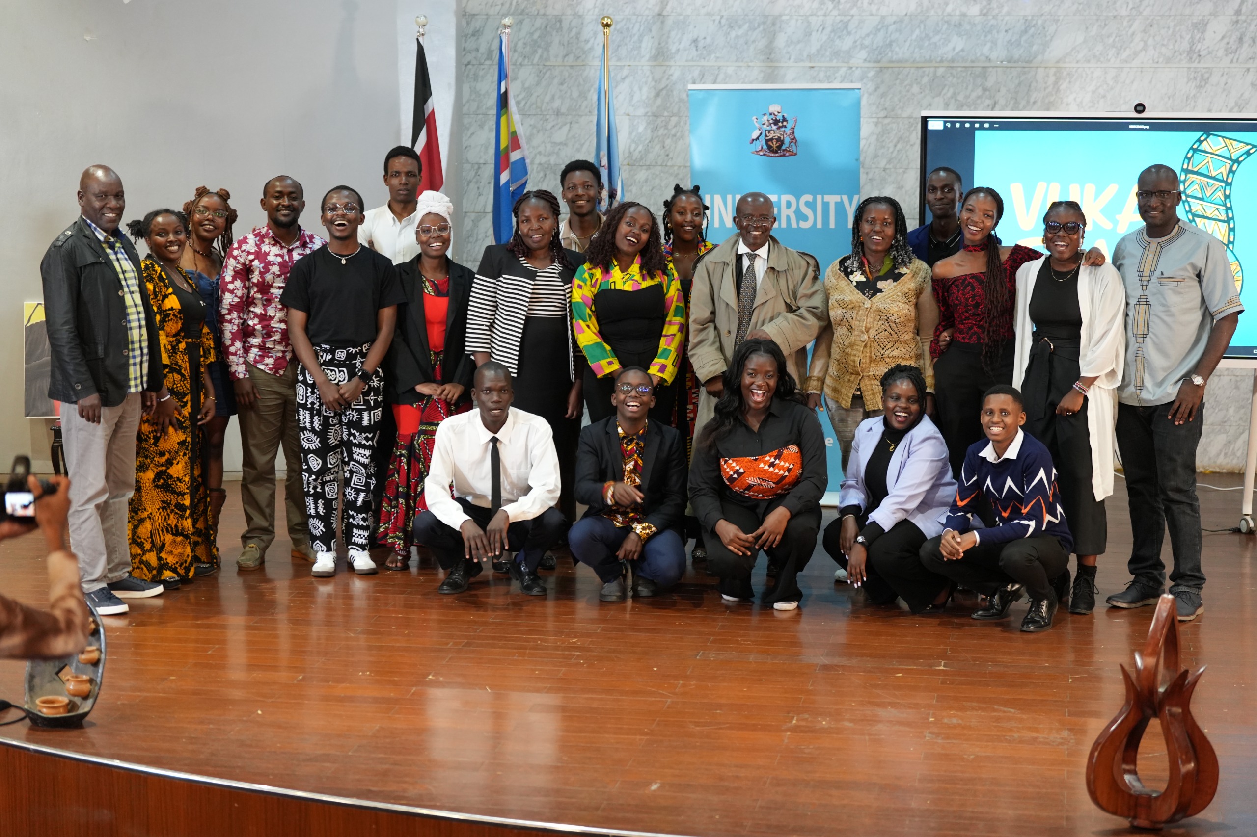 Department of Journalism and Mass communication 4th year students at the 2nd Vuka film Festival Awards Ceremony